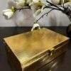 Gold leathrite box